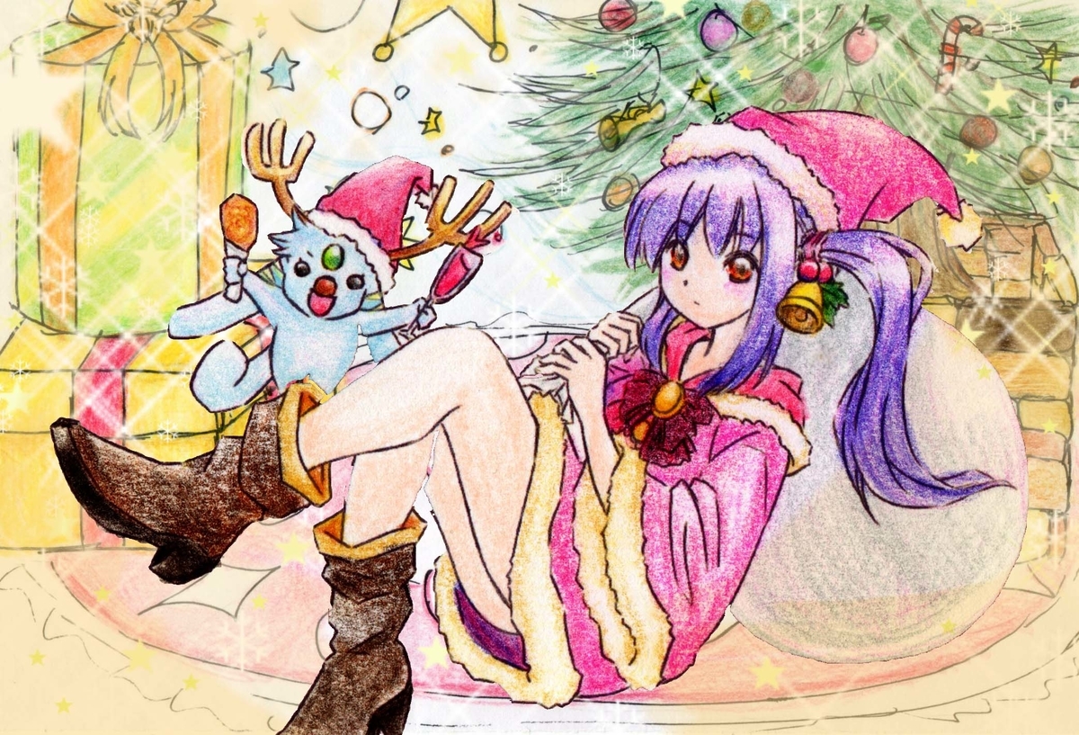 2019/12 いとねまる (id:sitonemaru)さんの作品・りと先生描き下ろし線画を塗ってみたファンアート 2019/12 いとねまる (id:sitonemaru)さんの作品・りと先生描き下ろし線画を塗ってみたファンアート